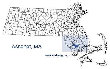 Assonet, MA Map