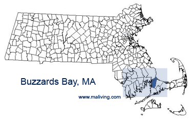 Buzzards Bay, MA Map