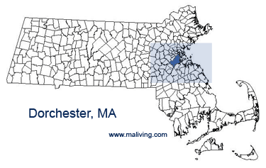 Dorchester, MA Map