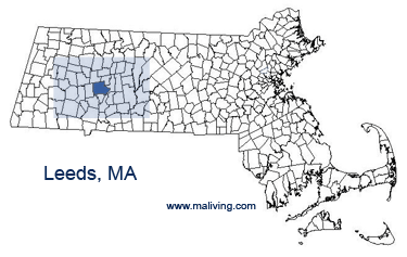 Leeds, MA Map