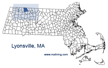 Lyonsville, MA Map