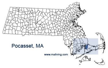 Pocasset, MA Map