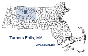 Turners Falls, MA Map