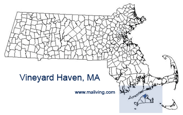 Vineyard Haven, MA Map