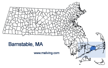 Barnstable, MA Map