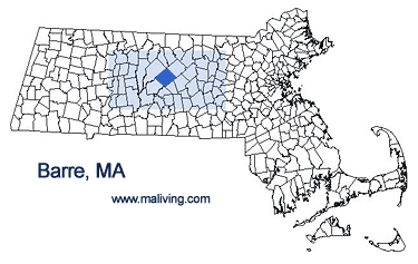 Barre, MA Map