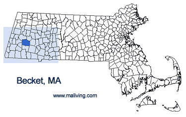 Becket, MA Map