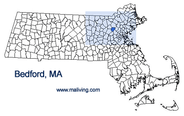 Bedford, MA Map