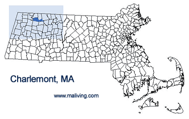 Charlemont, MA Map