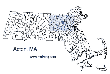 Acton, MA Map