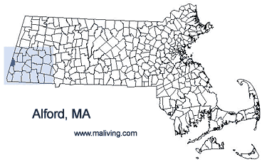 Alford, MA Map