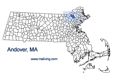 Andover, MA Map