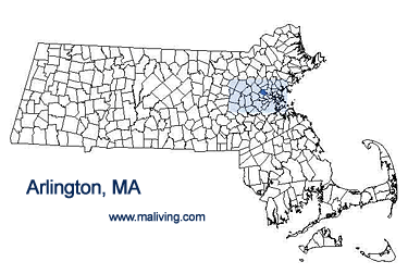 Arlington, MA Map