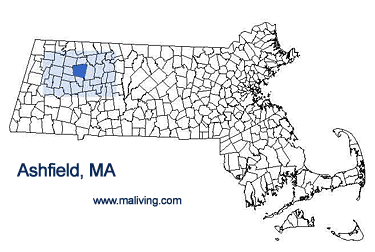 Ashfield, MA Map