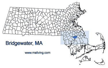 Bridgewater, MA Map