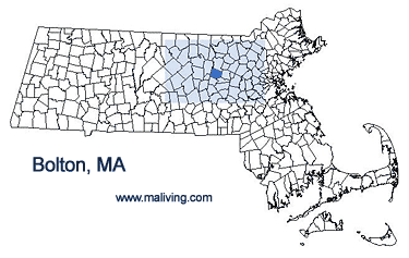 Bolton, MA Map