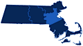 Massachusetts Greater Boston Region map