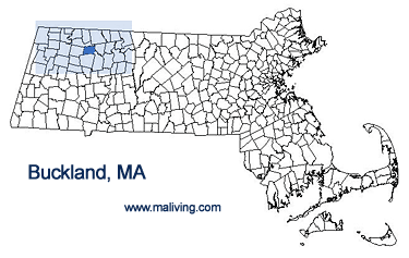 Buckland, MA Map