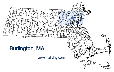 Burlington, MA Map