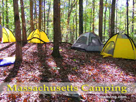 Massachusetts Camping and Campgrounds