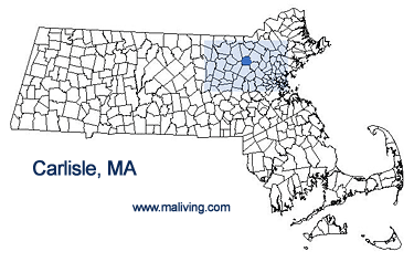 Carlisle, MA Map