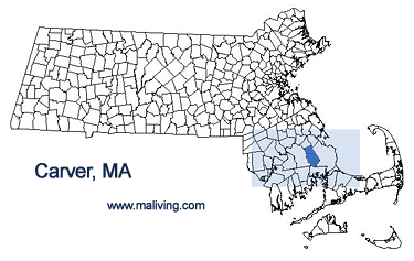 Carver, MA Map