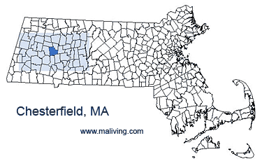 Chesterfield, MA Map