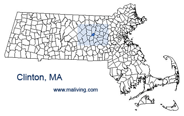 Clinton, MA Map