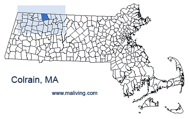 Colrain, MA Map