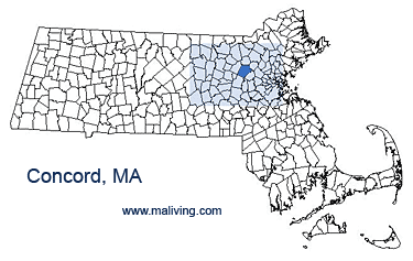 Concord, MA Map