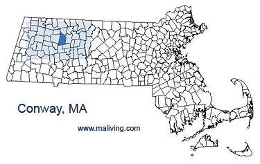 Conway, MA Map