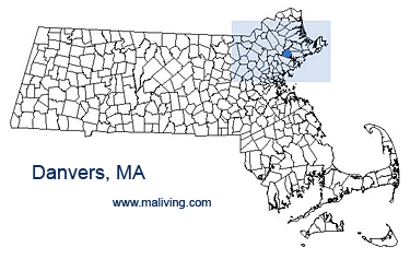 Danvers, MA Map