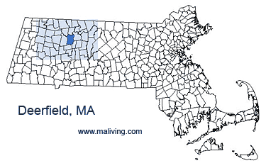 Deerfield, MA Map
