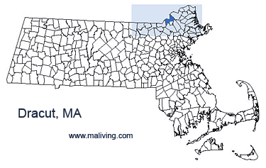 Dracut, MA Map