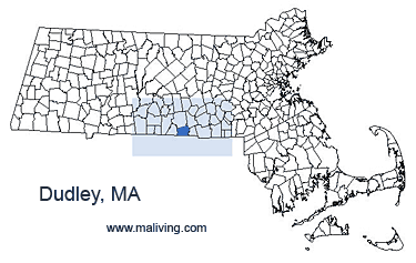 Dudley, MA Map
