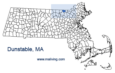 Dunstable, MA Map