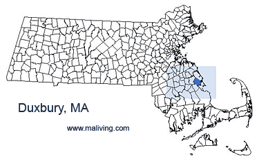 Duxbury, MA Map