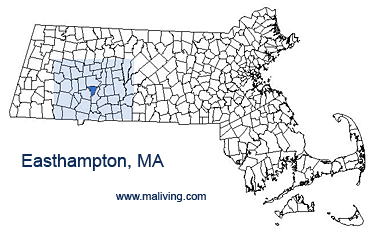 Easthampton, MA Map