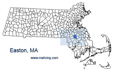 Easton, MA Map