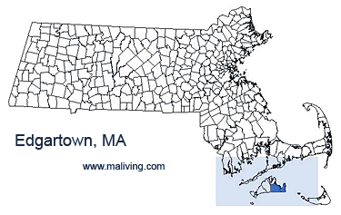Edgartown, MA Map