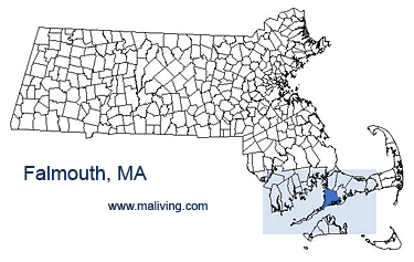 Falmouth, MA Map