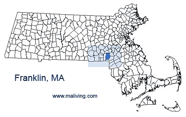 Franklin, MA Map