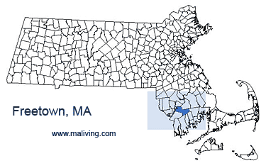 Freetown, MA Map