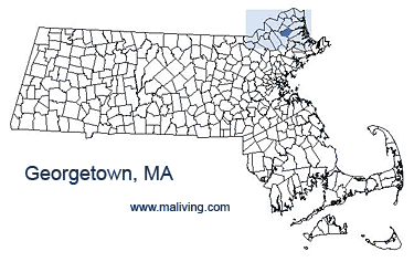 Georgetown, MA Map