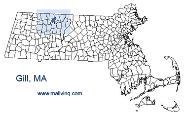 Gill, MA Map