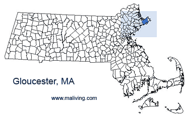 Gloucester, MA Map