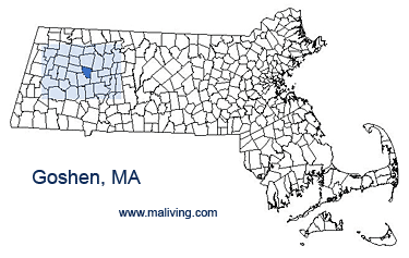 Goshen, MA Map