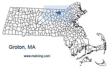 Groton, MA Map