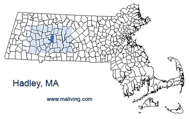 Hadley, MA Map