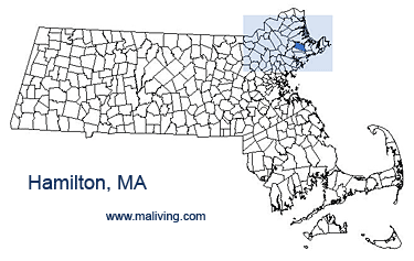 Hamilton, MA Map